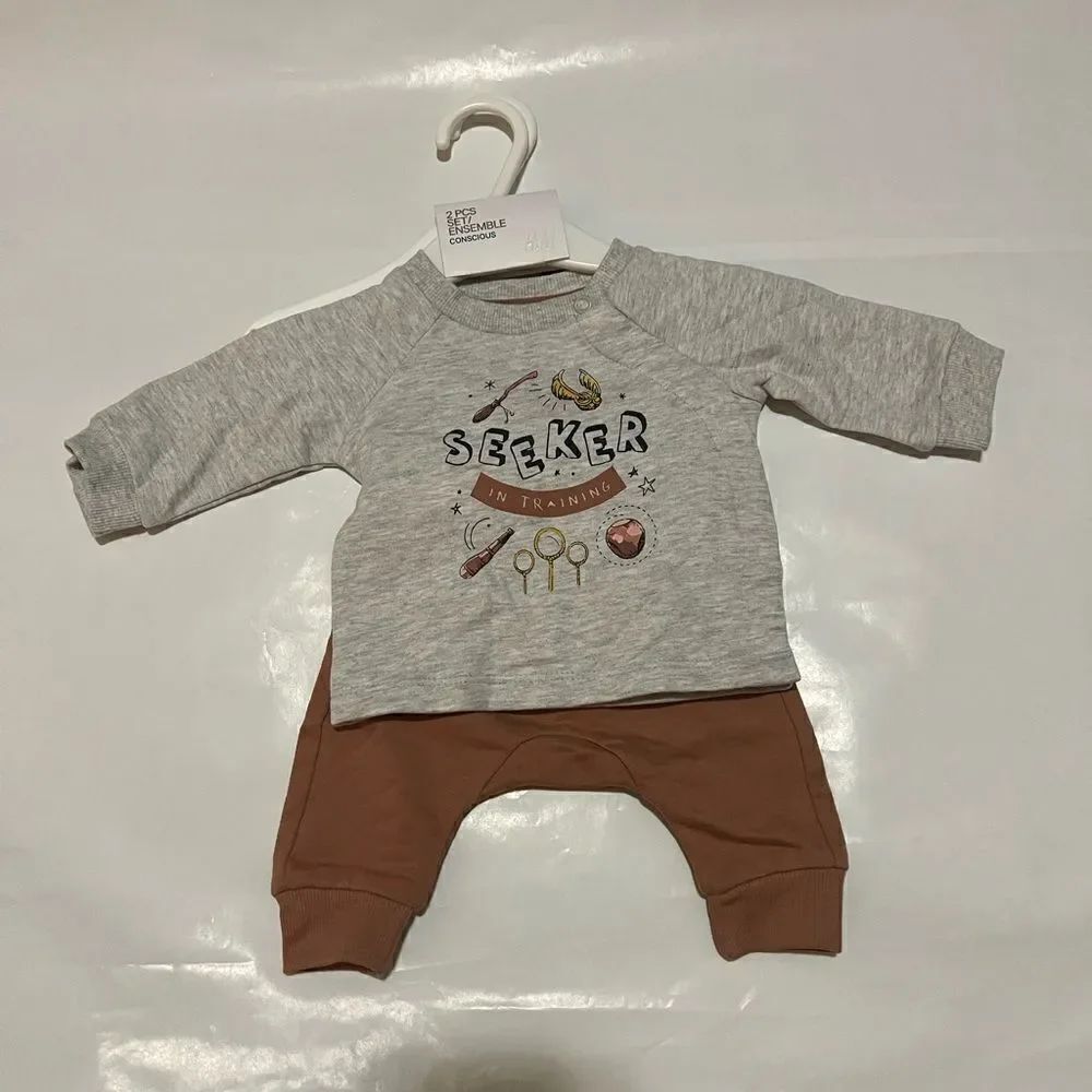 H&M 2 piece printed set  size PM - Picture 4 of 9